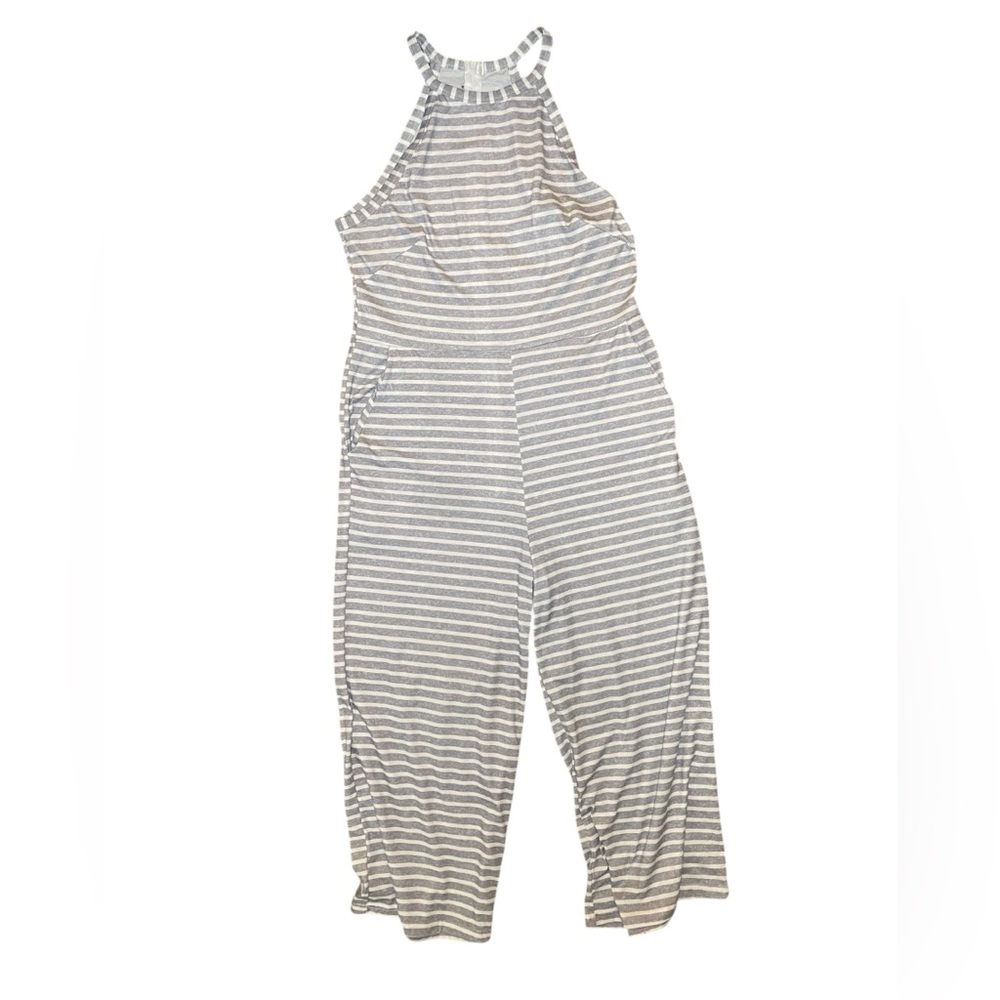 Unbranded Striped Jumpsuit with Pocket
